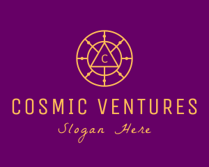 Spiritual Astrological Cosmic logo design