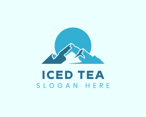 Snow Mountain Landform logo design