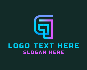 Futuristic - Creative Agency Monoline Letter G logo design
