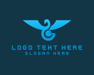 Swan Bird Technology  logo design