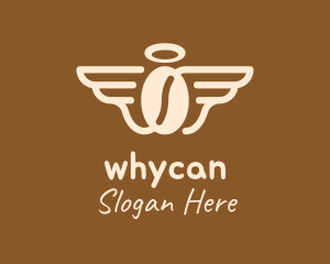 Macchiato - Angel Wings Coffee Bean logo design