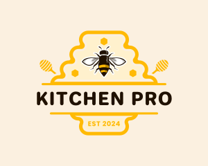 Bee Hive Honey Logo