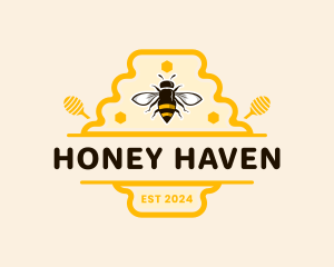 Bee Hive Honey logo design