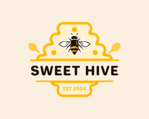 Bee Hive Honey logo design