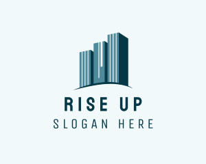 Modern City Buildings  logo design