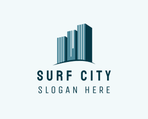 Modern City Buildings  logo design