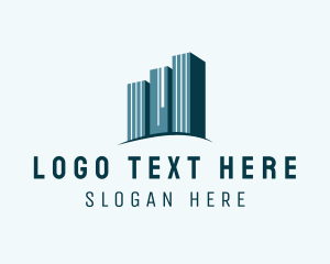 High Rise - Modern City Buildings logo design