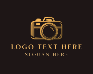 Photography - Gold Camera Photography logo design