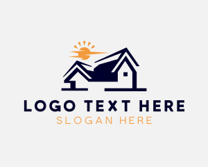 Roofing - Housing Property Builder logo design