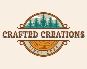 Woodwork Trees Workshop logo design