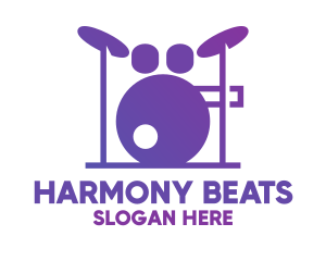 Music - Music Band Drums logo design