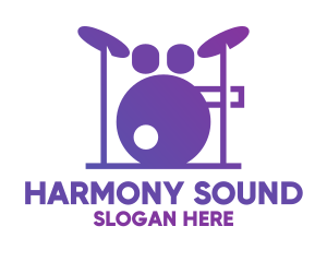 Music - Music Band Drums logo design