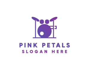 Music Band Drums logo design