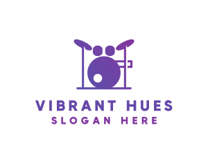 Music Band Drums logo design