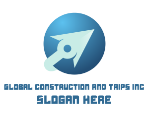 Direction - Global Arrow Shipping logo design