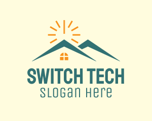 Switch - Power Button Realty logo design
