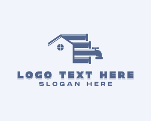 Maintenance - Faucet Plumbing Pipes logo design