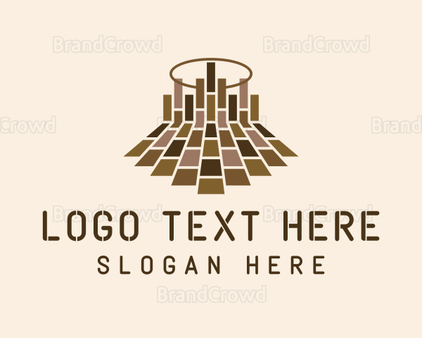 Wooden Floors Carpentry Logo