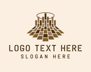 Flooring - Wooden Floors Carpentry logo design