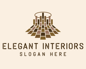 Wooden Floors Carpentry logo design