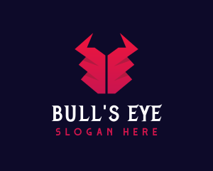 Devil Bull Horn logo design