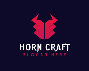 Horns - Devil Bull Horn logo design