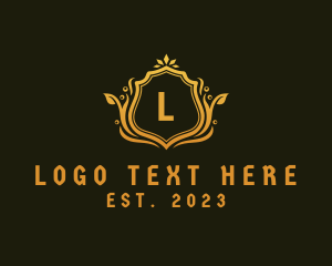 Crown - Luxury Shield Regal Ornate logo design