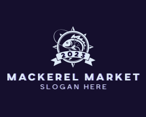 Mackerel - Fishing Bait Seafood logo design