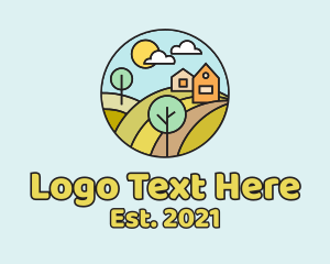 Multicolor - Round Countryside Residential logo design