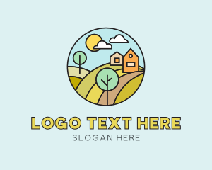 Countryside - Round Countryside Residential logo design