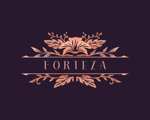 Floral Bouquet Decorative Logo