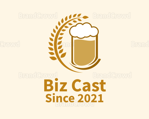 Wheat Craft Beer Logo