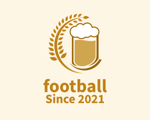Alcohol - Wheat Craft Beer logo design