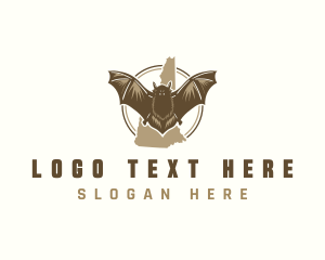 Ozark Big Eared Bat - New Hampshire  Bat logo design