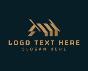 House - Housing Roof Construction logo design