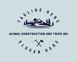 Mountain Trip Camp logo design