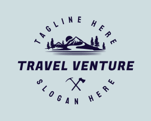 Trip - Mountain Trip Camp logo design