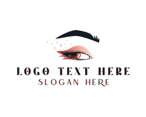 Sparkling Beauty Eyelashes logo design