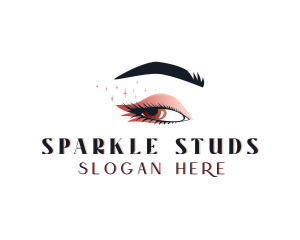 Sparkling Beauty Eyelashes logo design