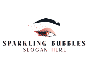 Sparkling - Sparkling Beauty Eyelashes logo design