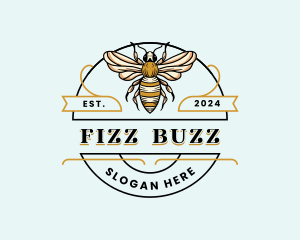 Bee Farm Insect logo design