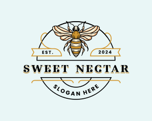 Bee Farm Insect logo design