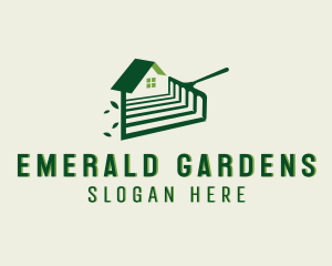 House Rake Landscaping logo design