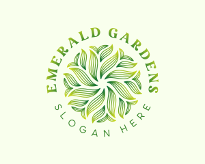 Herbal Wellness Leaves logo design