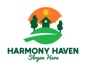 Harmony - Sunset Farm logo design