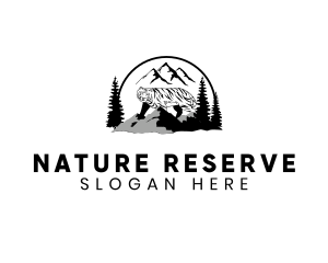 Reserve - Mountain Peak Tiger logo design