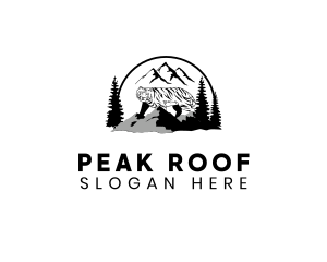 Mountain Peak Tiger logo design