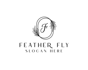 Peacock Feather Beauty logo design