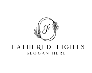 Peacock Feather Beauty logo design