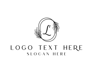 Lettermark - Peacock Feather Beauty logo design